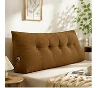 Cojín de cabecera para Dormitorio Individual XL, sin Clavos, Soporte Lumbar para Lectura, almohadón Acolchado para diván. (31.49x15.75in)