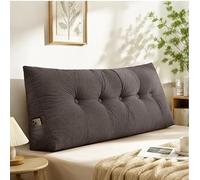 Cojín de cabecera para Dormitorio Individual XL, sin Clavos, Soporte Lumbar para Lectura, almohadón Acolchado para diván. (39.37x15.75in)