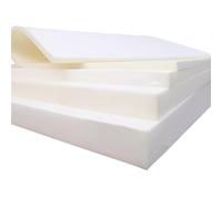Cojín de espuma de alta densidad para sofás, sillas, taburetes, sillas de ruedas, uso en interiores y exteriores, 100 x 45 cm, 10 cm de grosor, espuma blanca para tapicería