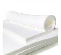 Cojín de espuma de alta densidad personalizable de repuesto para tapicería gruesa para sillas de comedor, bancos, sillones, ventanas, 20 cm de grosor, 90 x 30 cm