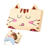 Cojín de refrigeración para niños, diseño de animales con espuma | Almohada cervical ergonómica para niños de 2 a 12 años Dormitorio Sofá Hogar Hotel Preescolar