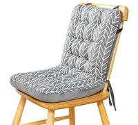 CojíN De Silla Con Respaldo, CojíN De Asiento Para Interior Exterior Con Adecuado Para Sillas De Juego, Mecedoras, Patios, Sillas De Ruedas Y Jardines Al Aire Libre (33x42x45cm) C,35x45x57cm(LxWxH)