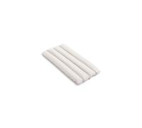 Cojín de Silla Palissade Soft Quilted Color Crema y Blanco