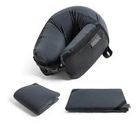 Cojín de viaje 3 en 1, ultra compacto, en espuma viscoelástica, doble cojín y suave almohada, Almohada de Viaje 3-en-1 de Espuma Viscoelástica