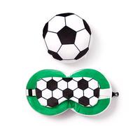 Cojín de viaje con máscara Relaxeazzz - Pelota de fútbol