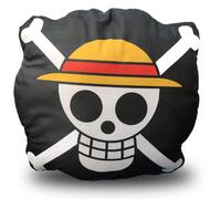 Cojín Decorativo One Piece 35x35 cm - Diseño 3D Impreso en Microfibra, Envío Embolsado Individual - 230g