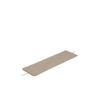 Cojín Lineal para Banco de Acero, 110 Cm, Beige Cálido