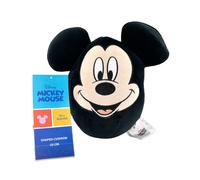 Cojín Mickey Mouse Disney 22 cm | Almohada Infantil Decorativa Suave | Cojín Cabeza Mickey