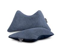 HAPPERS Pack 2 Cojines The Cushion Revolution Azules para el Descanso Lumbar y Cervical.
