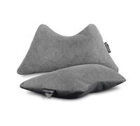 HAPPERS Pack 2 Cojines The Cushion Revolution Grises para el Descanso Lumbar y Cervical.
