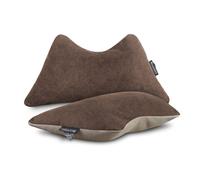 HAPPERS Pack 2 The Cushion Revolution Marrones. Diseñado para el Descanso Lumbar y Cervical.