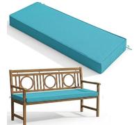 Cojín para Banco de Jardín Exterior Impermeable Cojín Antideslizante para Silla de Patio con Lazos Cojín de Repuesto para Columpio de Porche Banco Patio Jardín Sofá de Dos Plazas Y Diván
