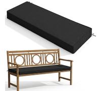 Cojín para Banco de Jardín Exterior Impermeable Cojín Antideslizante para Silla de Patio con Lazos Cojín de Repuesto para Columpio de Porche Banco Patio Jardín Sofá de Dos Plazas Y Diván