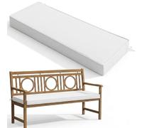 Cojín para Banco de Jardín Exterior Impermeable Cojín Antideslizante para Silla de Patio con Lazos Cojín de Repuesto para Columpio de Porche Banco Patio Jardín Sofá de Dos Plazas Y Diván