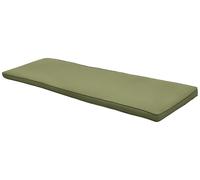 Cojín para banco o sofá Beautissu Loft BK, color verde oliva, 180x48x5 cm