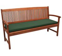 Cojín para banco o sofá Beautissu Loft BK, color verde oscuro, dimensiones 150x48x5 cm
