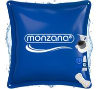 MONZANA® Cojín Piscina Invierno XXL 240x200cm Cojín Aire PVC Accesorio Protector Resistente Cloro Válvula Seguridad Kit Reparación Set a Elegir