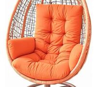 Cojín para silla colgante para exteriores, cojín de jardín lavable para columpio, mecedora, hamaca y asiento de cesta colgante, accesorio cómodo y para asiento de patio