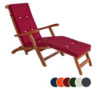 Cojín para silla Rojo 184,5x43x6cm