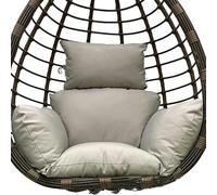 cojín para Silla Tipo Huevo, Cojines cómodos for Columpios y hamacas(Light Gray)