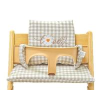 Cojín para Trona Stokke, Funda para Tronas de Bebe Antideslizantes, cojín para Asiento de bebé de algodón orgánico, Funda de Repuesto, Suave y cómodo Cojin Trona con Bolsa