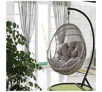 Cojín Suave de Engrosamiento para Silla Colgante Huevo - Columpio Colgante con Mimbre Hamaca Jardín - Tamaño 90 * 120cm (Sin Silla)