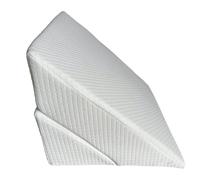 Cojin Triangular de Espuma Viscoelástica de 60 x 40 x 24 cm, Diseño Multiposición, Ideal para Leer, Recostarse o Levantar las Piernas, Amortiguación Perfecta, Adaptable al Cuerpo, Ayuda a Corregir la