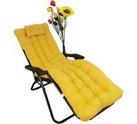 Cojín Tumbona Reclinable REINO MANSIDI con Almohada Reposacabeza y Relleno de Fibra Hueca