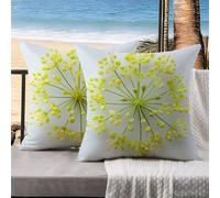 Cojines Exterior Impermeable Cojines Sofa Planta Funda Cojin 70x70 Juego de 2 Verde Funda Almohada Terciopelo Fundas Cojin Decorativos Pillow Case, Home Decoration, Decoracion Terraza Exterior k-870
