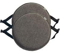 Cojines para Sillas de Cocina, Pack 1/2/4 Interior/Exterior Cojín Redondo para Silla,30cm/33cm/35cm/40cm con Hebilla Antideslizante Cojines de Asiento for Oficina Jardin Terraza(Color 1,30x3cm/11.8x2i