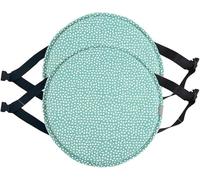 Cojines para Sillas de Cocina, Pack 1/2/4 Interior/Exterior Cojín Redondo para Silla,30cm/33cm/35cm/40cm con Hebilla Antideslizante Cojines de Asiento for Oficina Jardin Terraza(Color 10,30x3cm/11.8x2