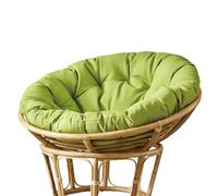 Cojines redondos gruesos impermeables para sillas de balcón y jardín, almohadillas de asiento de piel suave para patio, sillas de huevo, accesorios al aire libre, ideal para T & Sle