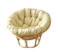Cojines redondos impermeables para sillas de patio al aire libre, almohadillas de asiento de ratán grueso para jardín, silla de huevo, balcón, asientos y sillas de mesa
