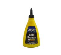 Cola Blanca para Madera Ceys 250 g | Pegamento Carpintero Interior | Transparente | Pintable y Barnizable