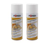 Cola de Contacto en Spray Förch, Pegamento en Spray ideal para Tapicería Coche, Espuma, Tela, Madera, Metal y Hormigón - 2 Unidades