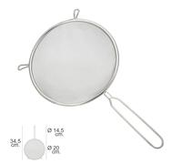 Colador acero inoxidable basic ø 20 x 34,5 (alt.) cm.