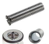 Colador de cesta de fregadero de cocina, conector de tornillo roscado, 1/2/5 piezas de latón para cesta de residuos de 35 mm y 45 mm para uso en fontanería (1 pieza de 45 mm)