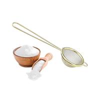 Colador de malla fina, colador de filtro para hornear, colador de malla pequeño, para preparación de comidas, restaurante, cocina, apartamento, cóctel, té, yogur, mermelada, bebidas, harina de