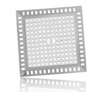 Colador de Pelo para Ducha Cuadrado, 12,2 x 12,2 cm Rejilla Desague Ducha de Acero Inoxidable, Cuadrado Colador Fregadero, Filtro Pelos Desague Ducha Cuadrado para Bañera, Baño, Lavabo, Cocina
