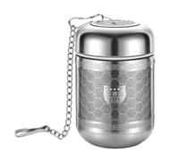 Colador de té - Filtro de hojas sueltas de malla fina de acero inoxidable