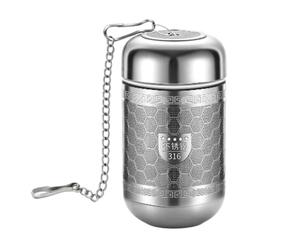 Colador de té - Filtro de hojas sueltas de malla fina de acero inoxidable