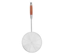 Colador Espumadera Cucharón de Araña, 47,5 cm Colador de Acero Inoxidable 304, Cucharón y Colador de Pasta con Mango de Madera, Utensilio de Cocina para Cocinar y Freír