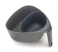 Colador, juego de 2 piezas, gris, Joseph Joseph