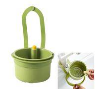 Colador para fregadero, cesta de drenaje, colador, botón a presión, escurridor extraíble para fregadero, colador de silicona, colador para fregadero, colador sin manchas para cocina, organizador de
