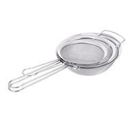Colador Tamizador de Acero Inoxidable para Cocina, 3 Piezas