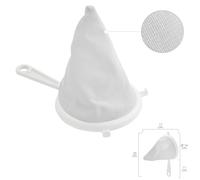 Colador tela franela armazón de plastico ø 14 cm. con 2 ganchos