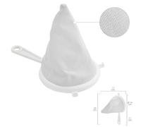Colador tela franela armazón de plastico ø 14 cm. con 2 ganchos