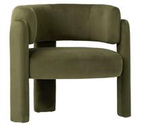COLAMY: Sillón/sofá de diseño minimalista, ideal para un hogar moderno y elegante, color verde