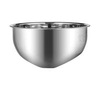 Colander de acero inoxidable - Cocina de arroz con arroz para el hogar | Cesta de malla fina con mango ergonómico, estructura portátil ligera, estilo de limpieza rápida, ideal para acampar, pasta