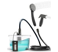 Colapz Ducha de Camping USB Recargable - Manguera 2 m - Bolsa Incluida | Ducha Portátil para Camping y Perros - Limpieza a Alta Presión para Bicicletas - Cabezal y Boquilla Jet